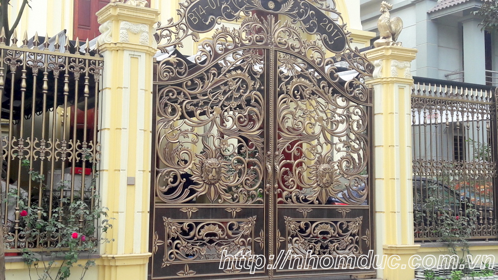 Các loại cửa cổng nhôm đúc biệt thự cao cấp, tại Hà Nội, Sài Gòn và các tỉnh thành của Việt Nam, Hàng rào nhôm đúc.