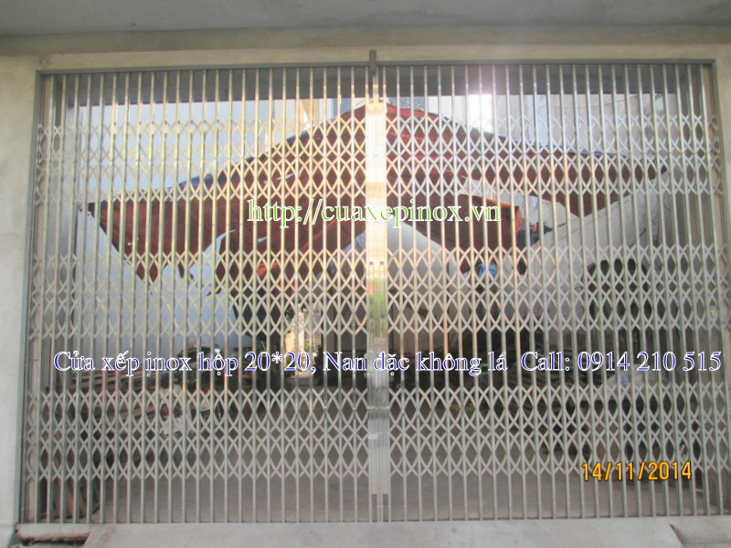 Cửa xếp Đài Loan tại Hải Phòng, cty Fuco chuyên sản xuất và lắp đặt cửa xếp
