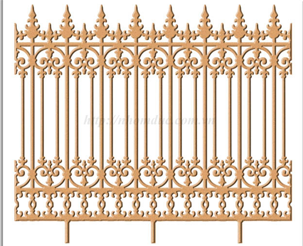hàng rào nhôm đúc – Cổng nhôm đúc