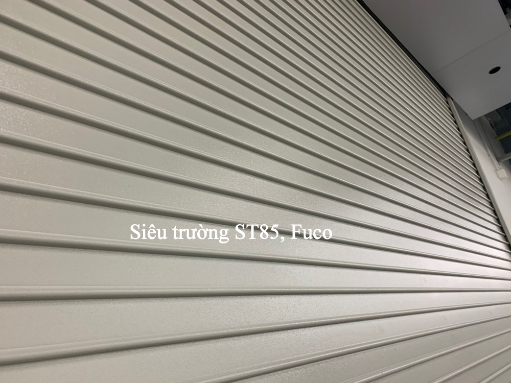 Thân cửa cuốn siêu trường ST85 được làm bằng thép mạ kẽm