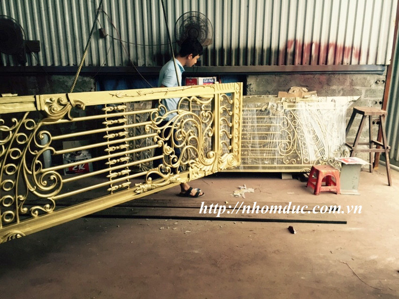 Công trình cổng nhôm đúc đường Đinh Tất Liễn, Ninh Bình