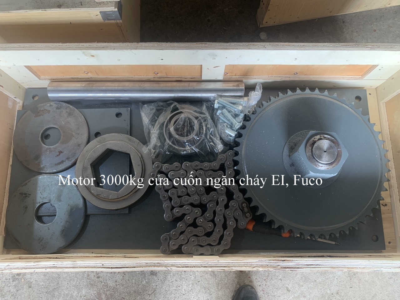 Motor cửa cuốn ngăn cháy EI-Fuco, Cửa cuốn ngăn cháy EI