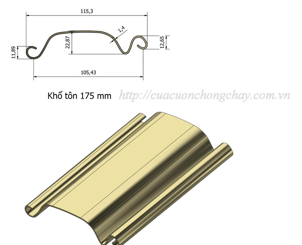 cửa cuốn chống cháy inox